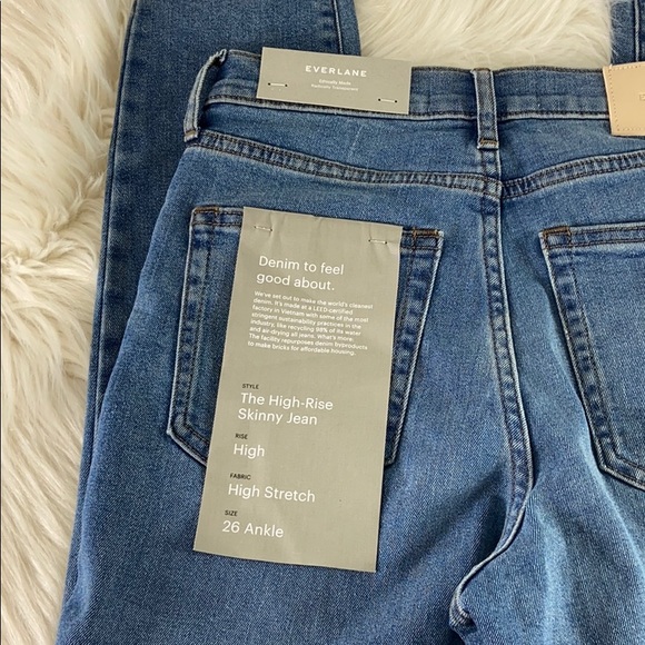 Everlane NWT The High Rise Skinny Jeans - Picture 10 of 12
